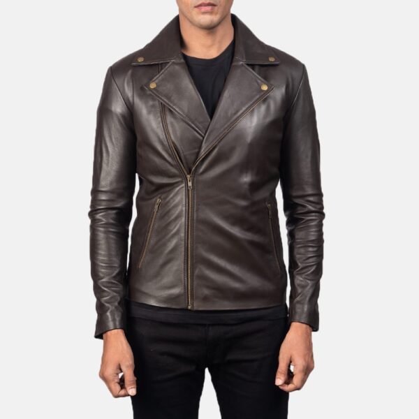 The Brownstone Sheepskin Leather Jacket For Mens