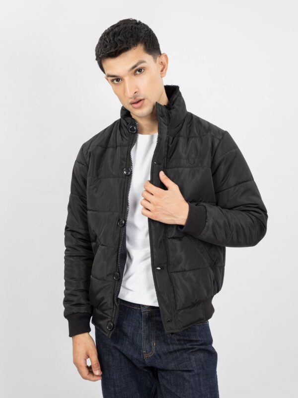 Black Puffer Jacket For Mens